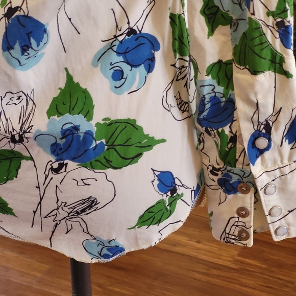 Panhandle slim super form fit westmoor vintage shirt small - Picture 8 of 12